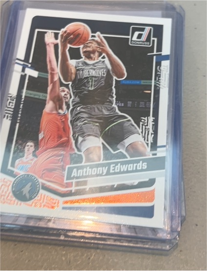 2023-24 Donruss #137 Anthony Edwards Minnesota Timberwolves — front