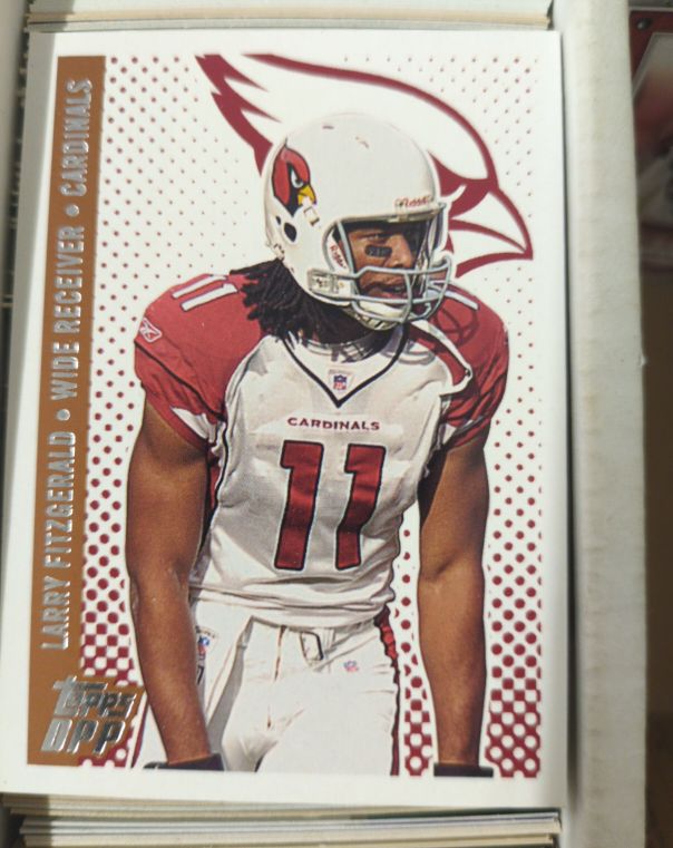 2006 Topps Draft Picks & Prospects #12 Larry Fitzgerald — front