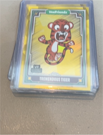 2025 Topps Chrome VeeFriends #60 Tremendous Tiger — front