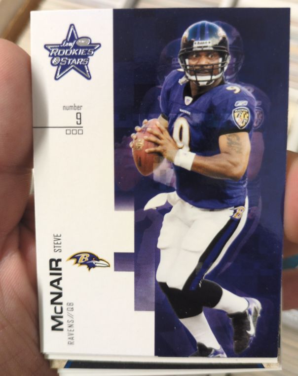 2007 Leaf Rookies & Stars #9 Steve McNair — front