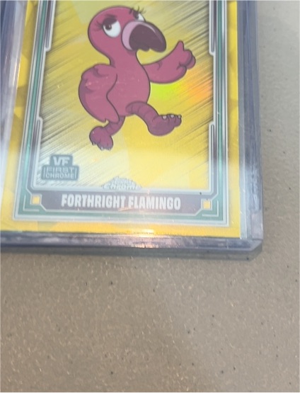 2025 Topps Chrome VeeFriends #25 Forthright Flamingo — front