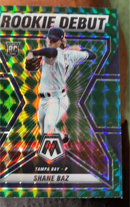 2022 Panini Mosaic Rookie Debut #RD-9 Shane Baz — front