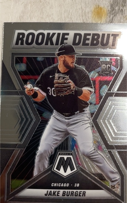 2023 Panini Mosaic Rookie Debut #Jake Burger — front