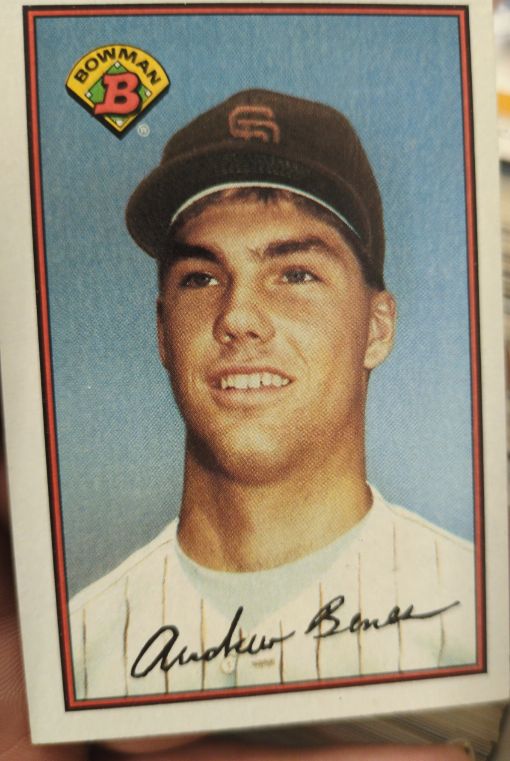 1989 Bowman #448 Andy Benes — front