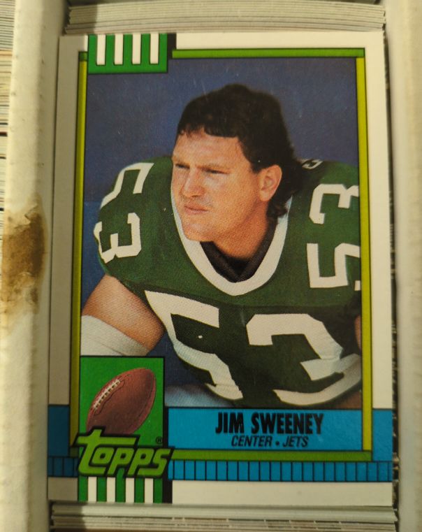 1990 Topps #452 Jim Sweeney — front
