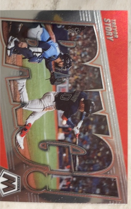 2022 Panini Mosaic #BG-7 Trevor Story Bang! — front