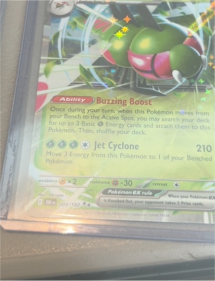 2025 Pokémon SV10: Destined Rivals #003 Yanmega ex — front