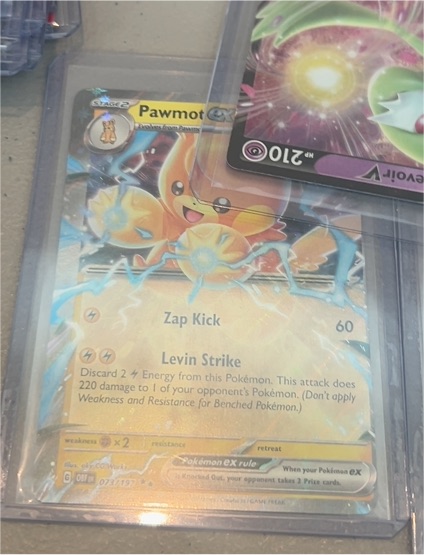 2023 Pokemon Obsidian Flames Pawmot ex #073 — front