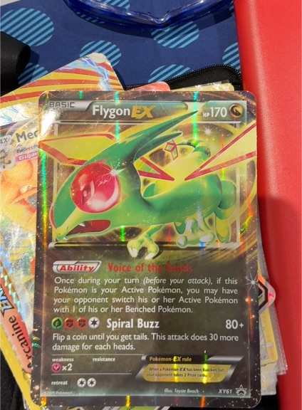 2015 Pokémon XY Black Star Promo #XY61 Flygon EX — front