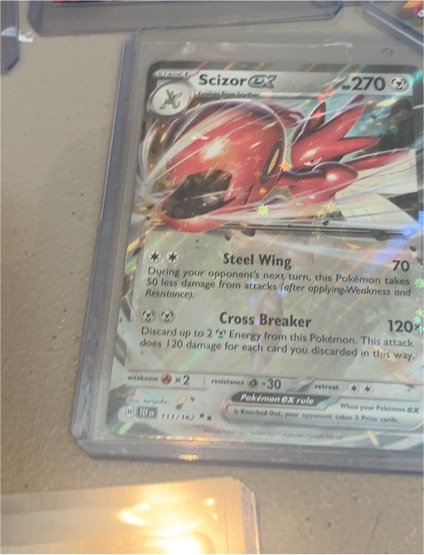 2024 Pokémon SV05: Temporal Forces #111/162 Scizor ex — front