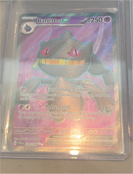 2023 Pokemon Scarlet & Violet #229 Banette EX — front