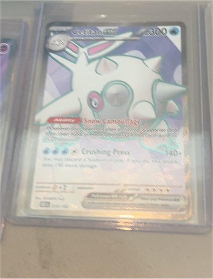 Pokemon SV10: Destined Rivals #210/182 Cetitan ex — front