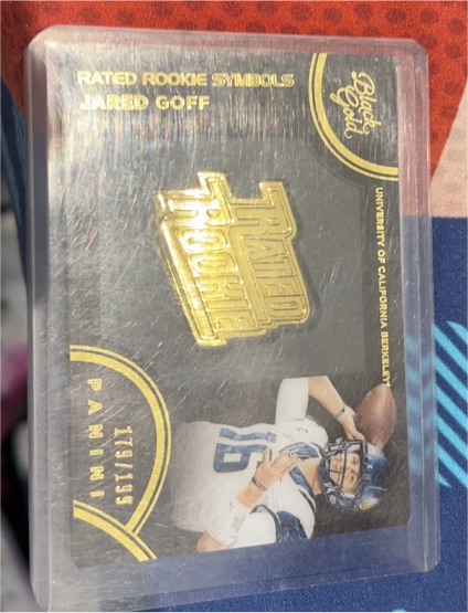 2016 Panini Black Gold Rated Rookie Symbols # Jared Goff — front