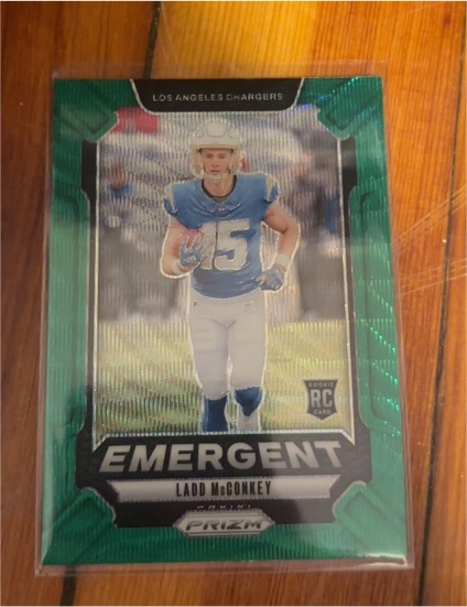 2024 Panini Prizm Emergent #13 Ladd McConkey — front