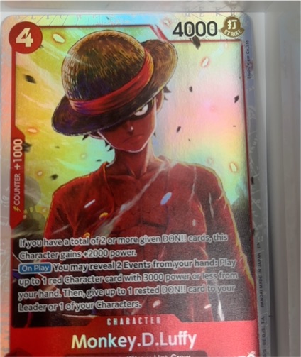 Monkey.D.Luffy OP12-015 Legacy of the Master — front