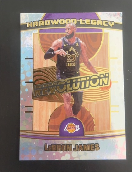 2024-25 Panini Revolution #2 LeBron James Hardwood Legacy — front