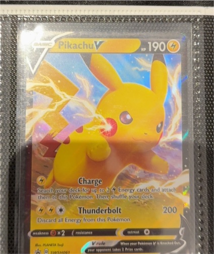 2021 Pokémon TCG Sword & Shield Promo #SWSH061 Pikachu V — front