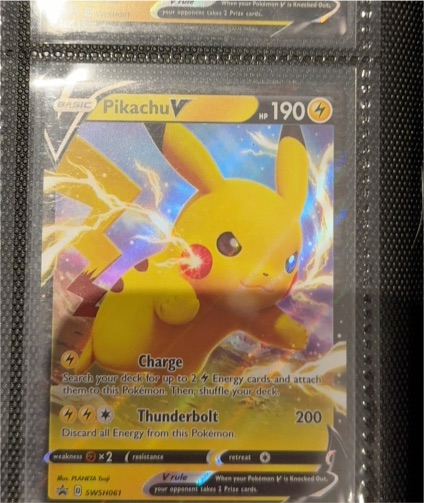 2021 Pokémon TCG Sword & Shield Promo #SWSH061 Pikachu V — front