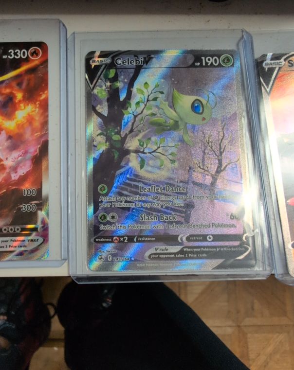 2021 Pokémon TCG Fusion Strike #245 Celebi V — front