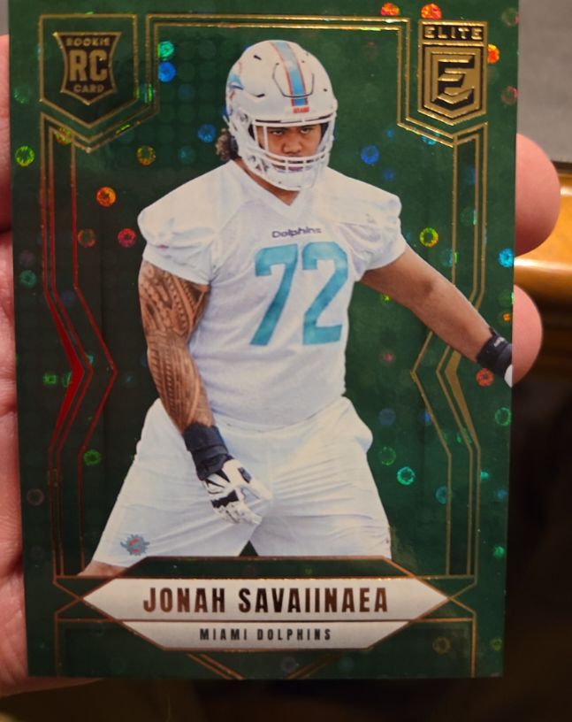 2025 Donruss Elite #186 Jonah Savaiinaea — front