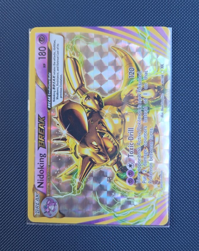 2016 Pokémon XY Evolutions #46 Nidoking BREAK — front