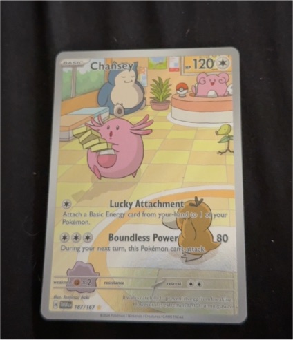 2024 Pokémon Scarlet & Violet Twilight Masquerade #187 Chansey Illustration Rare — front