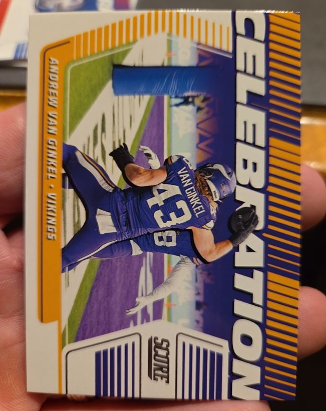 2025 Panini Score #C-AVA Andrew Van Ginkel Celebration — front