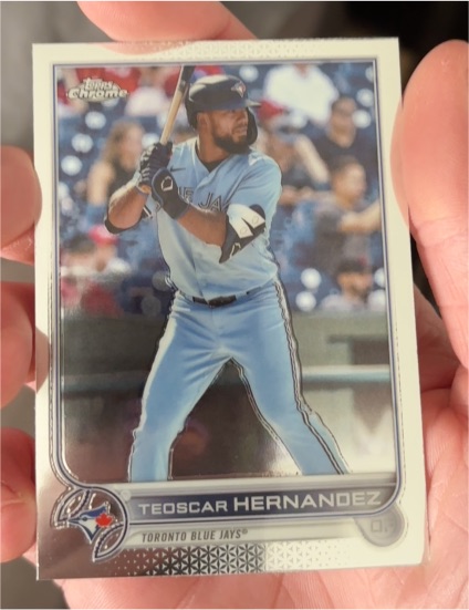 2022 Topps Chrome #185 Teoscar Hernandez — front