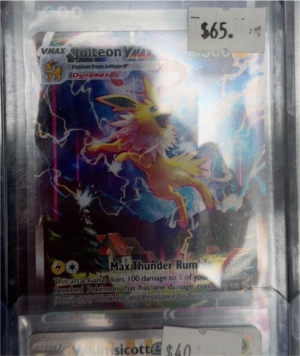 2021 Pokémon TCG SWSH Black Star Promo #184 Jolteon VMAX — front