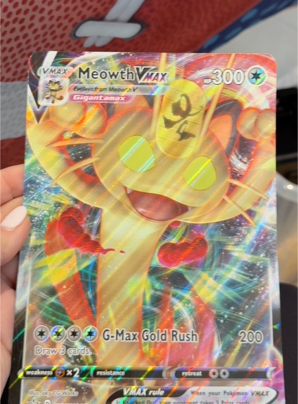 2020 Pokémon TCG SWSH005 Meowth VMAX — front