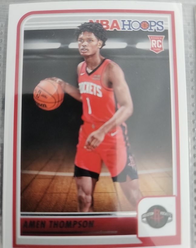 2023-24 Panini NBA Hoops #242 Amen Thompson Rookie — front