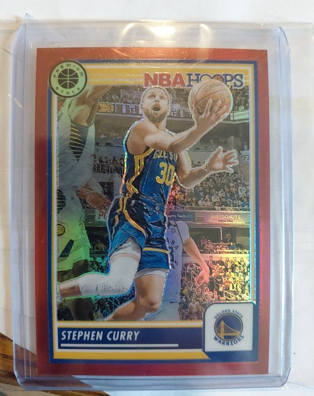 2023-24 Panini NBA Hoops Premium Stock #192 Stephen Curry — front