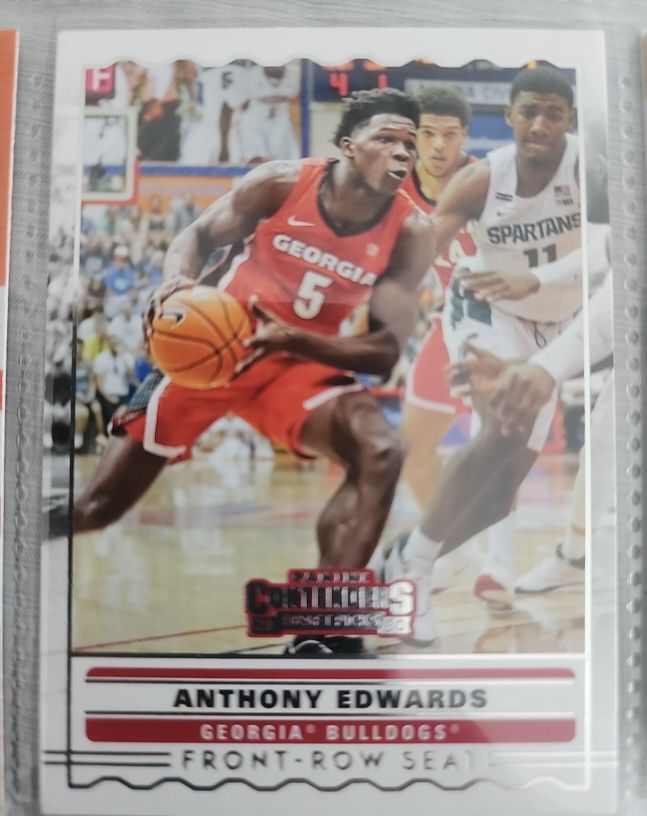 2020 Panini Contenders Draft Picks #SS-2 Anthony Edwards Front-Row Seats — front
