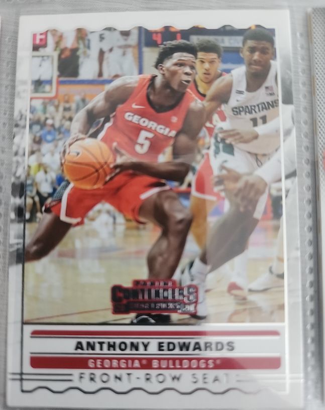 2020 Panini Contenders Draft Picks #SS-2 Anthony Edwards Front-Row Seat — front