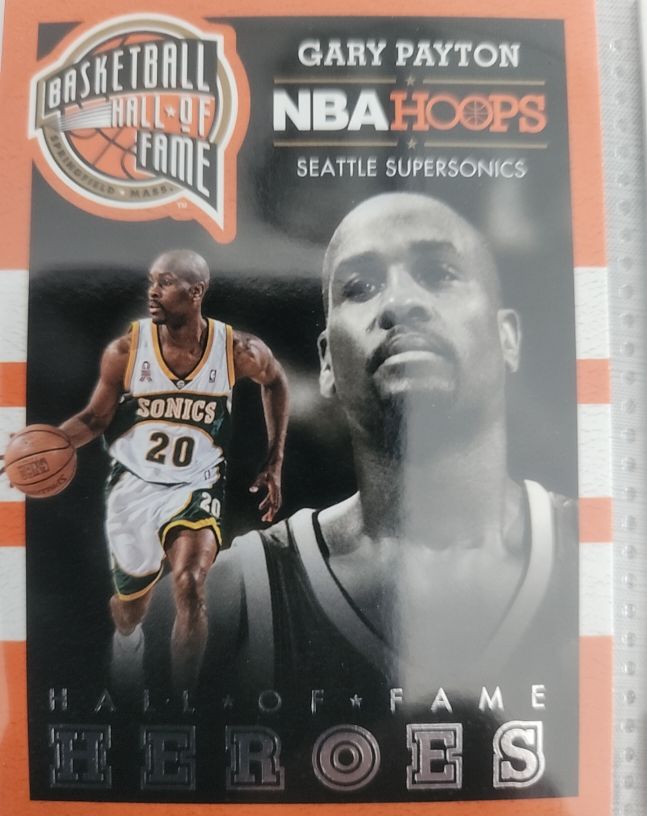 2013-14 Panini NBA Hoops Hall of Fame Heroes #25 Gary Payton — front
