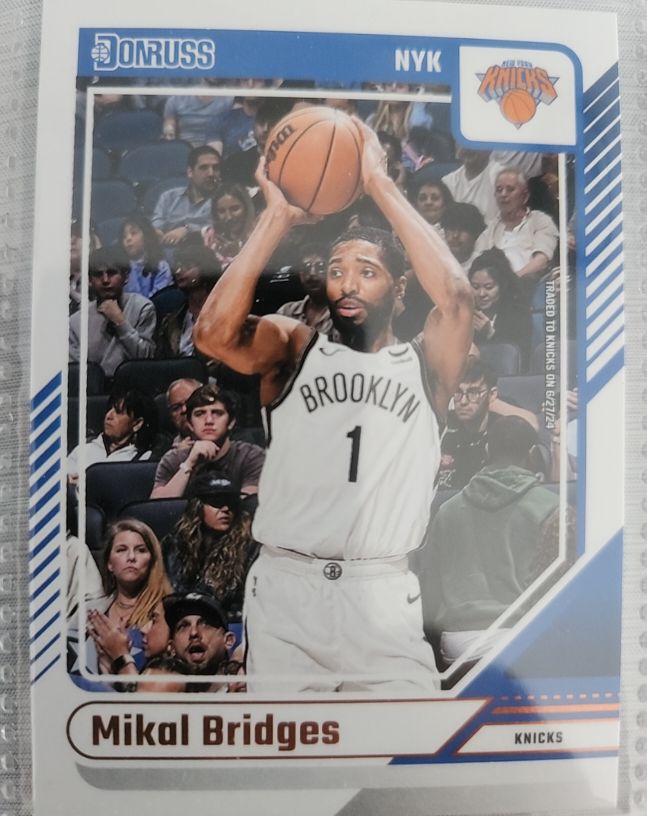 2024-25 Donruss #199 Mikal Bridges — front