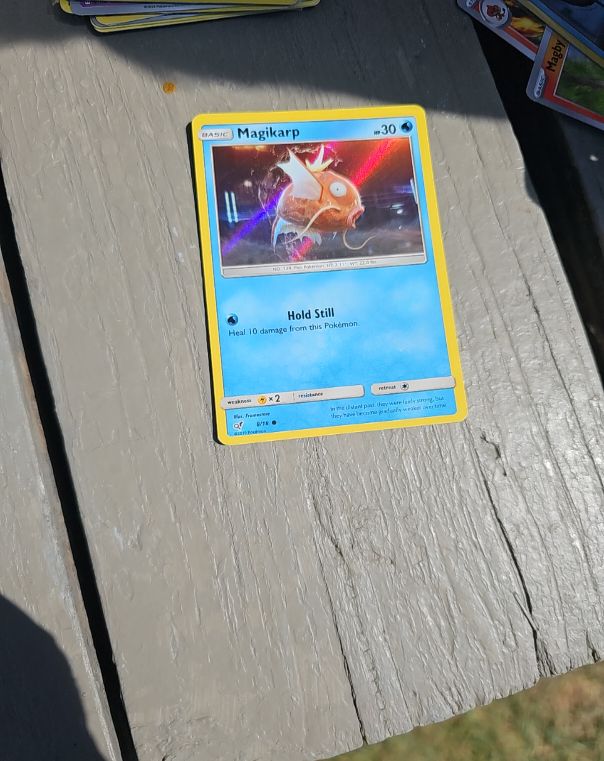 2019 Pokémon Sun & Moon Detective Pikachu #8 Magikarp — front