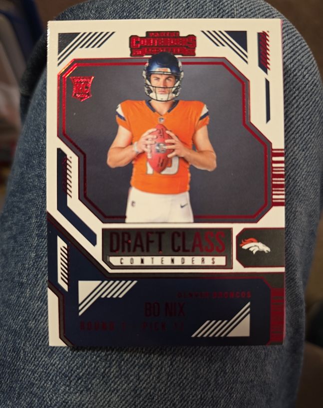 2024 Panini Contenders Draft Class Contenders #23 Bo Nix — front