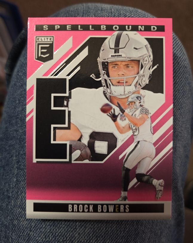 2025 Panini Donruss Elite Spellbound #23 Brock Bowers — front