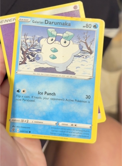 2020 Pokémon Rebel Clash #047 Galarian Darumaka — front