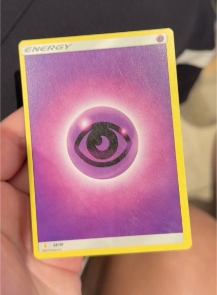 2017 Pokémon Sun & Moon #28 Psychic Energy — front