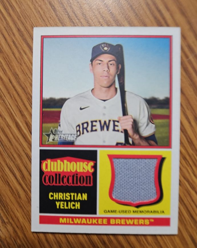 2025 Topps Heritage #CCR-CY Christian Yelich — front