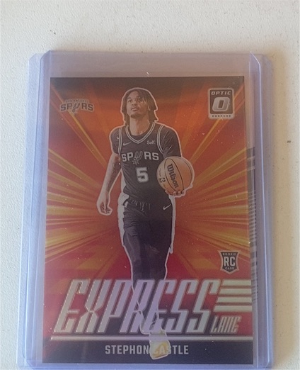 2024-25 Donruss Optic #1 Stephon Castle Express Lane Rookie — front