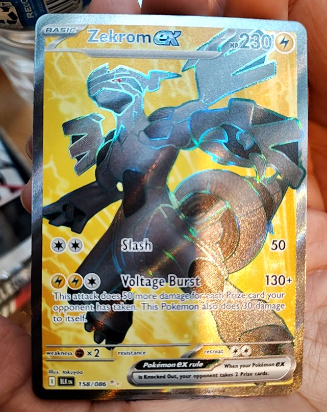 2025 Pokémon TCG Scarlet & Violet Black Bolt #158 Zekrom ex — front