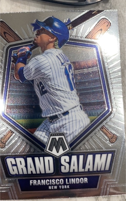 2022 Panini Mosaic Grand Salami #GS-5 Francisco Lindor — front