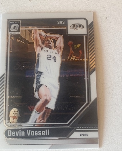 2024 Donruss Optic Devin Vassell #SAS San Antonio Spurs — front