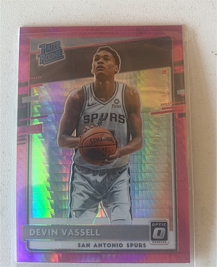 2020-21 Donruss Optic #161 Devin Vassell Rated Rookie — front