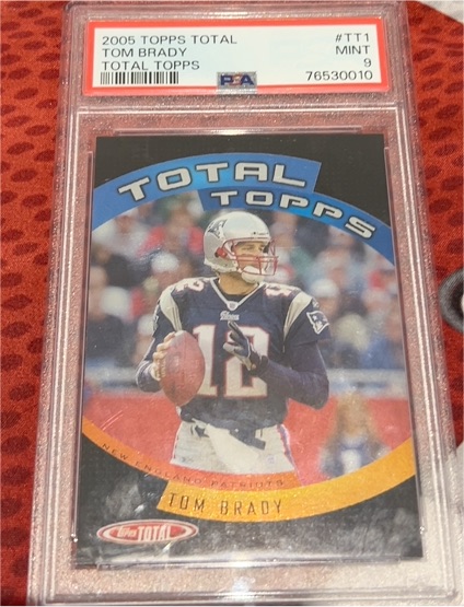 2005 Topps Total #TT1 Tom Brady — front