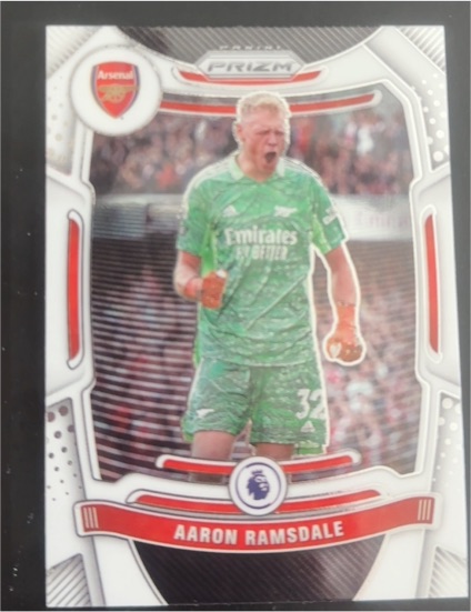 2021-22 Panini Prizm EPL #196 Aaron Ramsdale — front