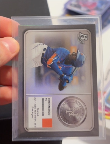 2022 Bowman Platinum #MM-11 Ronny Mauricio — front